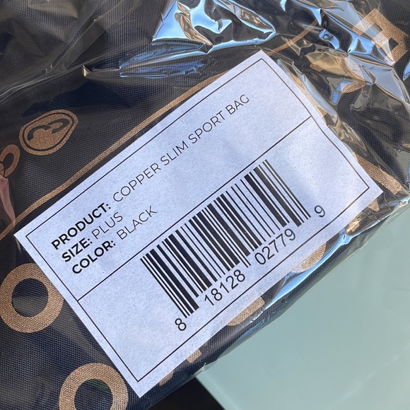 Copper slim mesh insulated workout pants size M FREE sport bag - Picture 6 of 12